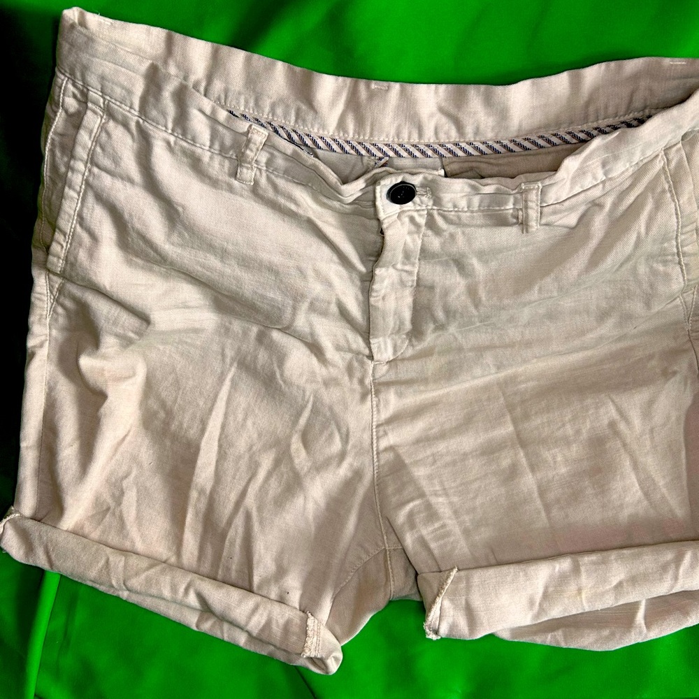 Zara Relaxed Fit Mens Linen Short